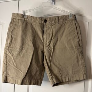 J. Crew Men's Khaki Flat Front Shorts